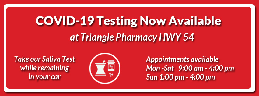 Covid-19 Testing at Triangle Pharmacy Durham NC